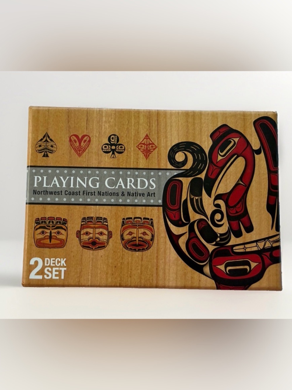 Native Northwest Playing Cards 2 Deck Set Indigenous First Nations Art Canada